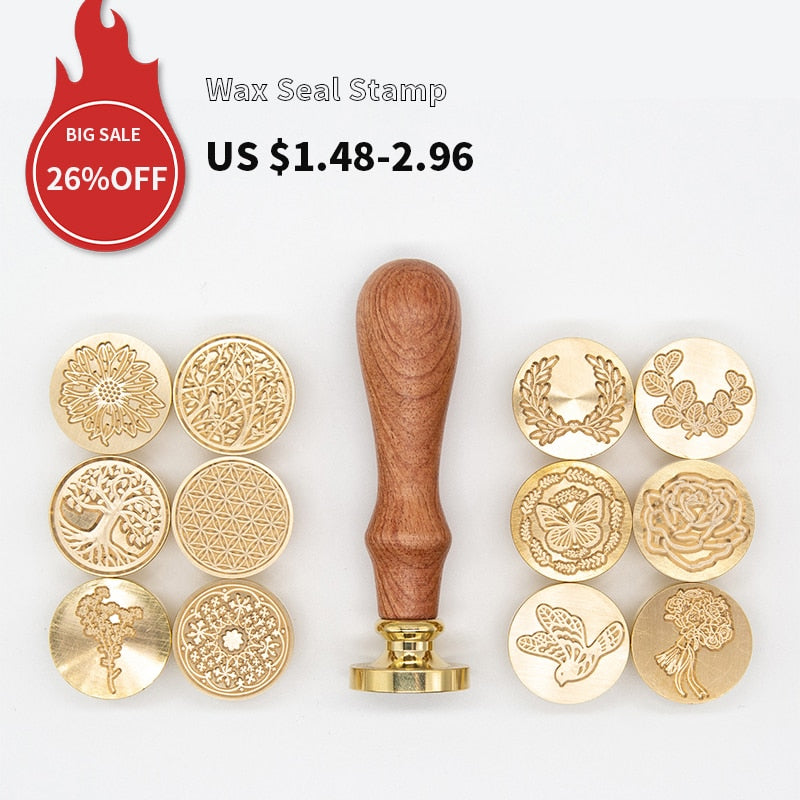 Seal Wax Beads Gold Sealing Wax Seal Scrapbook Material Wax Stamp Set for Vintage Envelope Love Letters Lover Wedding Invitation