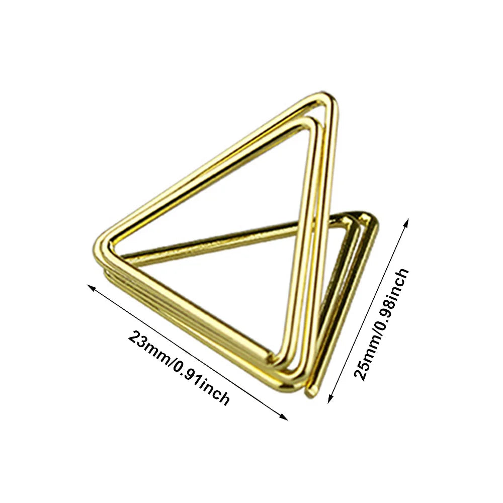 10/24pcs Metallic Gold Place Cards Table Number Stands for Photos Food Sign Memo Note Place Card Display Holder Wedding Supplies