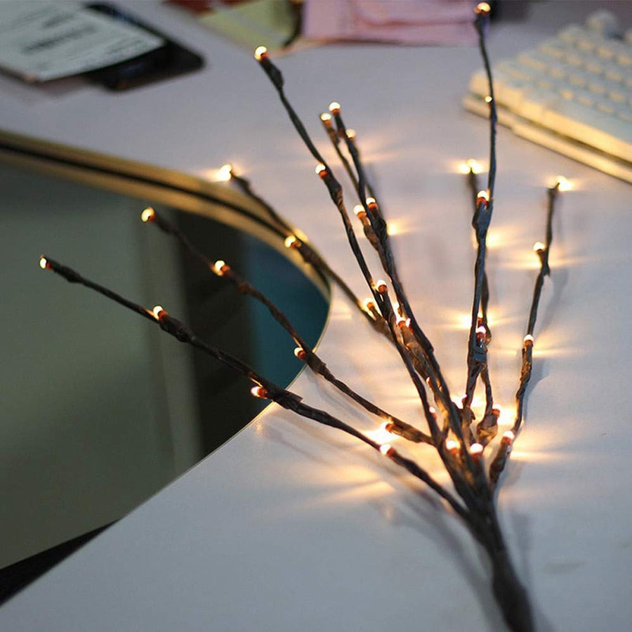 Willow Branch LED Twinkle Lights