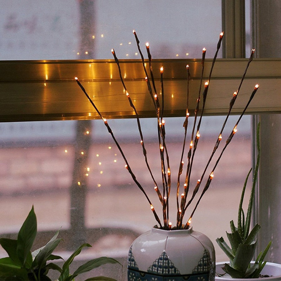 Willow Branch LED Twinkle Lights