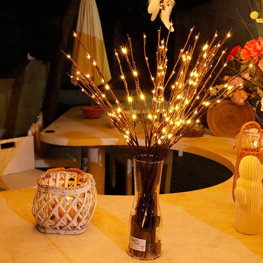 Willow Branch LED Twinkle Lights