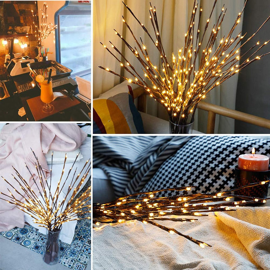 Willow Branch LED Twinkle Lights